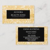 Glitter Makeup Artist Visitekaartje (Voorkant / Achterkant)