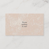 Glitter Makeup Artist Visitekaartje (Achterkant)