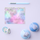 Glitter Makeup Eye Lash Printers Roze Flyer (Enkel)