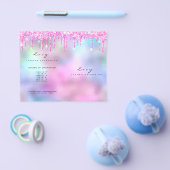 Glitter Makeup Eye Lash Printers Roze Flyer (Enkel)