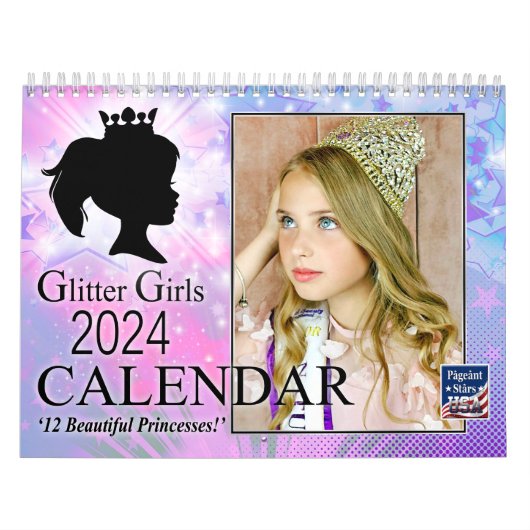 Glitter Meisjes 2024 Kalender (Hoes)