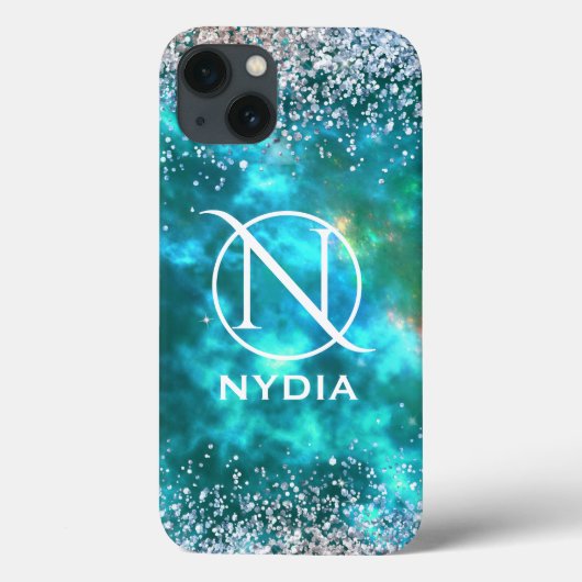 Glitter Meisjesachtig Zoete 16 Turquoise Case-Mate iPhone Case (Achterkant)