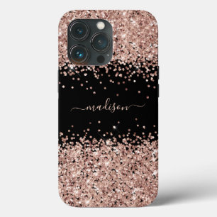 Glitter Meisjesachtige Glans Zoete 16 Roze Goud iPhone 13 Pro Hoesje