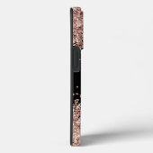 Glitter Meisjesachtige Glans Zoete 16 Roze Goud Case-Mate iPhone Case (Achterkant / Rechts)