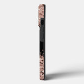 Glitter Meisjesachtige Glans Zoete 16 Roze Goud Case-Mate iPhone Case (Achterkant / Links)