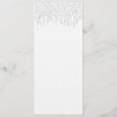 Glitter Menu Kaart (Achterkant)