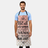 Glitter Mermaid Scale Funny Quote Schort (Gedragen)