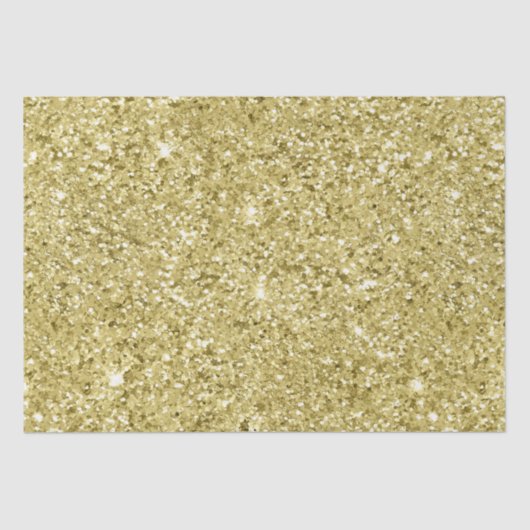 Glitter met gouden mousserend tissuepapier (Voorkant)