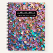 Glitter Modern Opal Holografische Collectie Notitieboek (Voorkant)