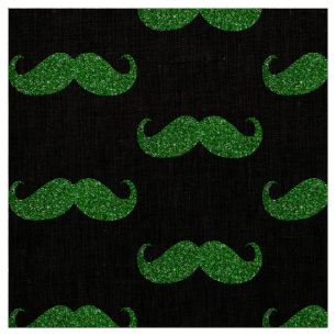 Glitter Mustache Stof