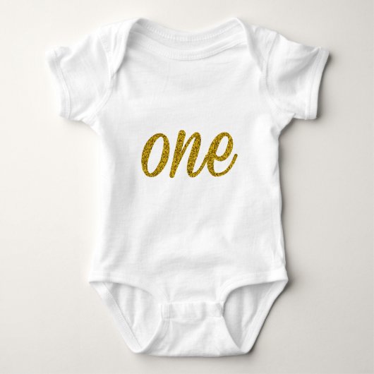 Glitter nummer 1 (1) romper (Voorkant)