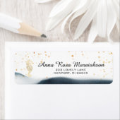 *~*Glitter Ocean Nautical Beach ZEE HORSE Gold Etiket (Insitu)