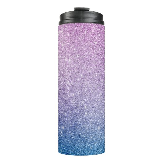 Glitter Ombre Thermal Tumbler Thermosbeker (Voorkant)