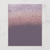 Glitter Ombre Wedding Photography Session Pricing Flyer (Achterkant)