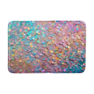 Glitter Opal Holografisch Modern Collectie Badmat