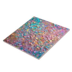 Glitter Opal Holografisch Modern Collectie Tegeltje