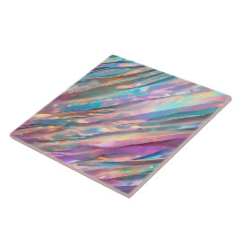 Glitter Opal Holografisch Trendy Collectie Tegeltje
