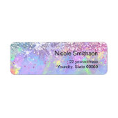 glitter opal labels (Voorkant)