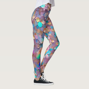 Glitter Opal Modern Holografisch Collectie Leggings