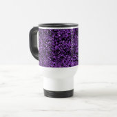 Glitter paars reisbeker (Voorkant links)