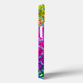Glitter Paarse Snakeskin Case-Mate iPhone Case (Achterkant / Rechts)