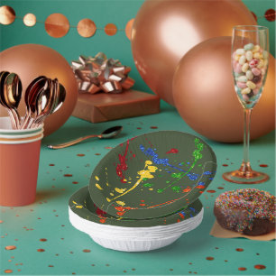 Glitter Paintball Party Paint Splatter Papieren Kommen