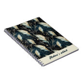 Glitter Pampas Gras Notitieboek (Rechterzijde)