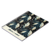 Glitter Pampas Gras Notitieboek (Linkerzijde)