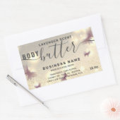 Glitter papillon corps de script beurre étiquette (Enveloppe)