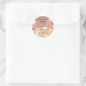 Glitter papillon corps de script beurre étiquette (Sac)