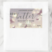 Glitter papillon corps de script beurre étiquette (Sac)