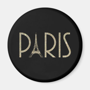 Glitter PARIS Magnet Magneet