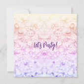Glitter Party Invitation  (Devant)