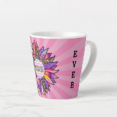 Glitter past beste mama ooit aan latte mok (Rechterhoek)