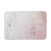 Glitter Personalized Marble Badmat (Voorkant)