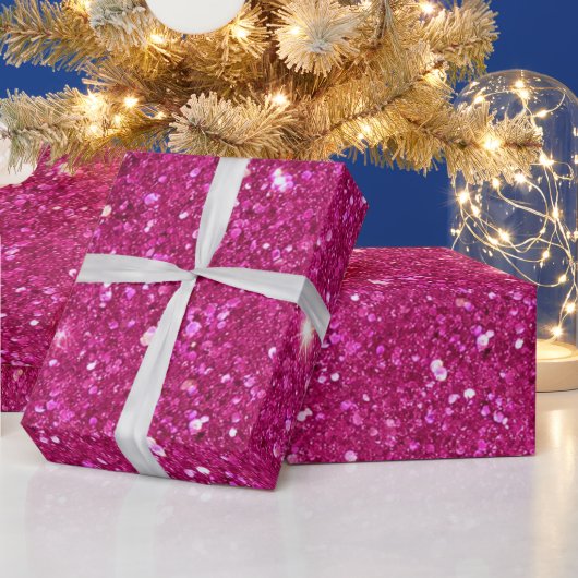 Glitter Pink  Cadeaupapier (Feestdagen)