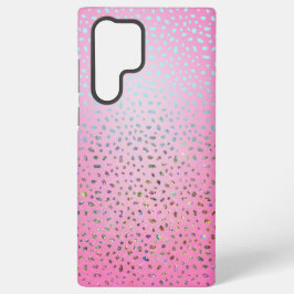 Glitter Pink Cheetah Print Samsung Galaxy Hoesje