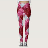 Glitter Pop Argyle Leggings (Voorkant)