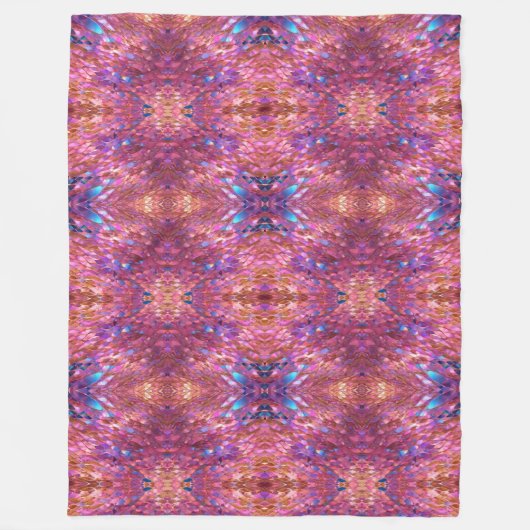 Glitter Populair Opal Holografisch Collectie Fleece Deken (Voorkant)