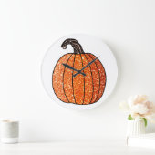 Glitter Pumpkin Grote Klok (Huis)
