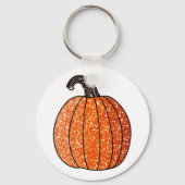 Glitter Pumpkin Sleutelhanger (Achterkant)