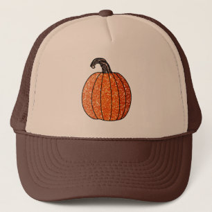 Glitter Pumpkin Trucker Pet