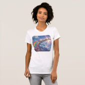 Glitter Rainbow Digitale kunst T-shirt (Voorkant volledig)