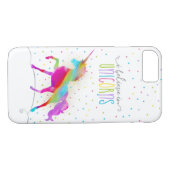 Glitter Rainbow Unicorn Case-Mate iPhone Case (Achterkant (Horizontaal))
