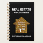 Glitter REAL ESTATE Appointes Planner (Voorkant)