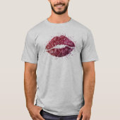 Glitter Red Lips T-shirt (Voorkant)