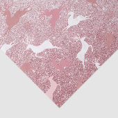 Glitter Reindeer Kerstpatroon Tissuepapier (Detail)