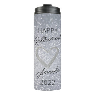 Glitter Retirement Gift voor haar Thermosbeker