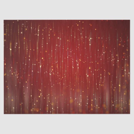 Glitter (rood en goud) tissuepapier (Voorkant)