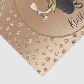 Glitter Roos Gold Birthday of Retirement Party Tissuepapier (Detail)